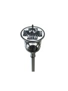 VNE-10 3000K Sétányvilágító napelemes lámpa mozgásérzékelővel